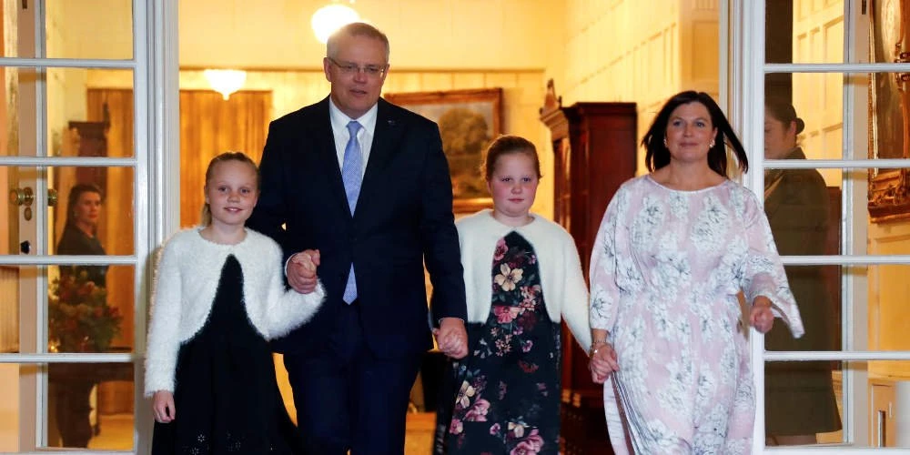 Ορκίστηκε ο νέος πρωθυπουργός της Αυστραλίας, Σκοτ Μόρισον (εικόνες)